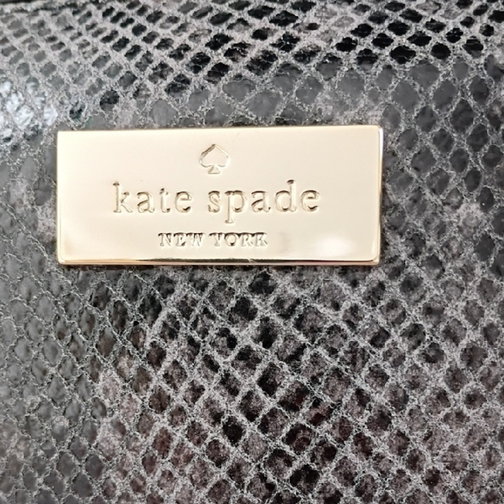 Kate Spade Gray Snake Print Mini Mira Parliament Satchel *NWOT* - Picture 2 of 11